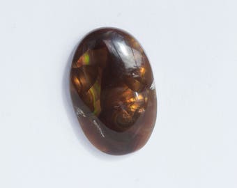 Fire Agate 28 x 18 mm Freeform Cabochon