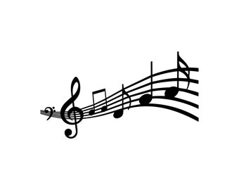 Music Svg Music Notes Svg Music Notes Dxf Music Dxf Music Note Svg Files Music Notes Music Clipart Cricut Treble Clef Svg Dxf Musical Svg