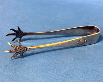 Antique Claw Sugar Tongs