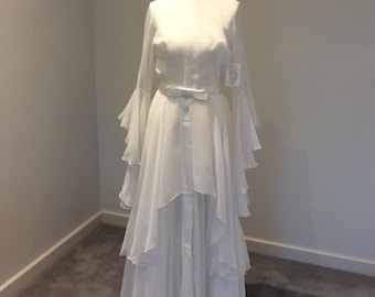Vintage 1974 wedding gown