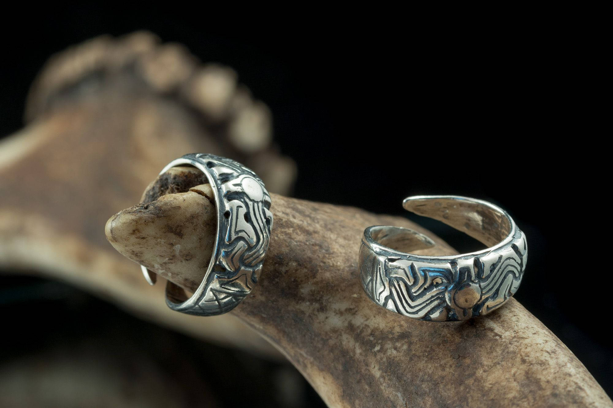 Silver Viking Ring Jewel Celtic Pagan Jewelry Jewellery Norse