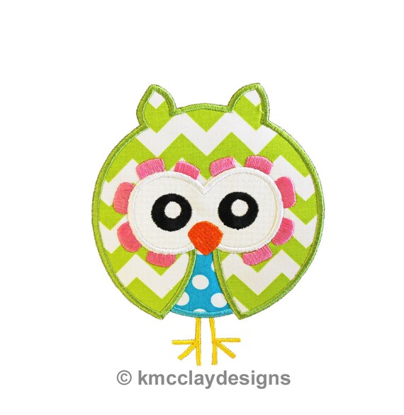 Download Simple Owl applique. Machine Embroidery Applique Design.