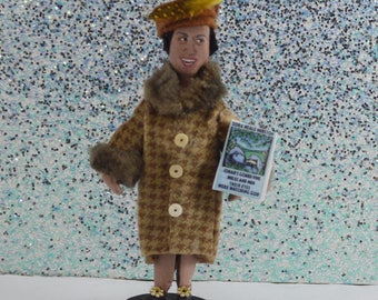 Zora Neale Hurston Art Doll Miniature Author Character African American Writers