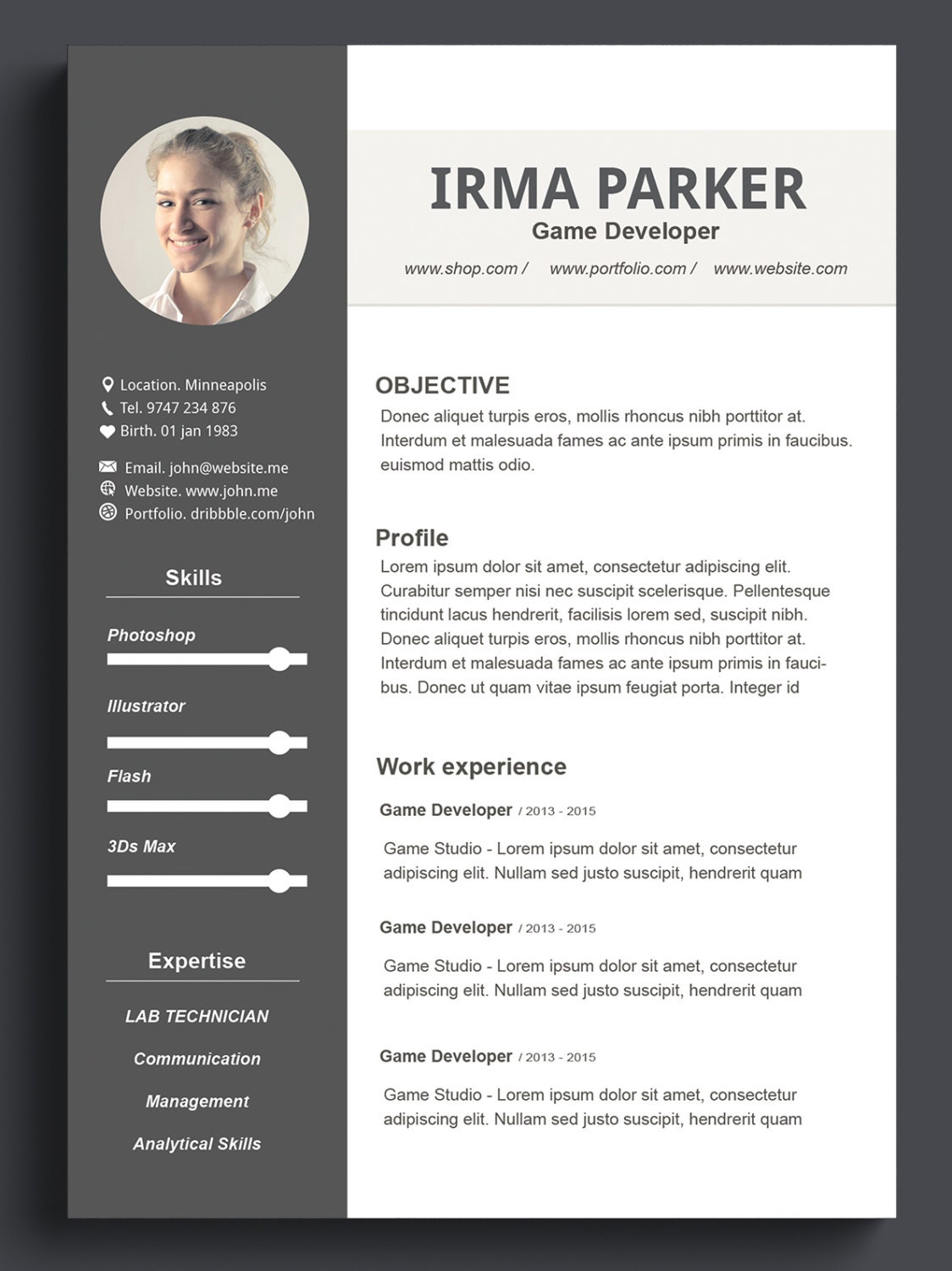 custom resume template word resume template cv template