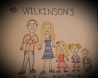 Custom cartoon portrait