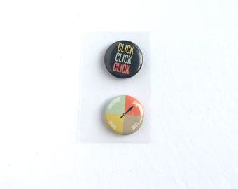 Small Badge Flair Buttons