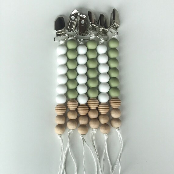 Silicone Pacifier Clip - NomiLu SILICONE Clip - Spring into Color