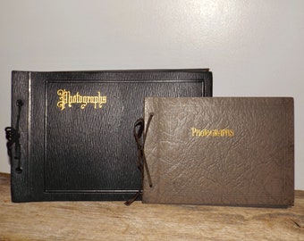 vintage photo album black pages