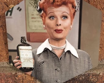 Love Lucy Lucille Ball Vitameatavegamin Christmas Ornament Decoration