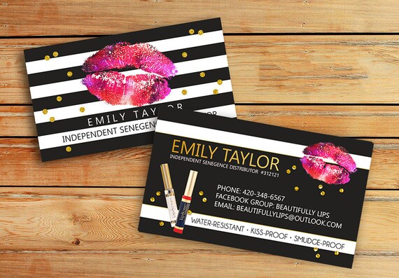 senegence business cards