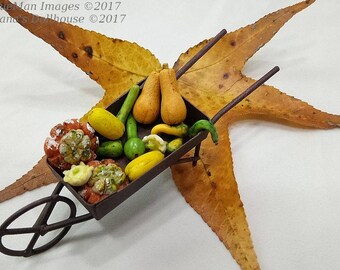 1:12 Scale Dollhouse Miniature Gourds and Squashes