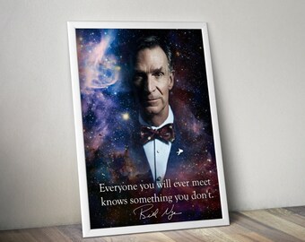Bill Nye Inspirational Poster