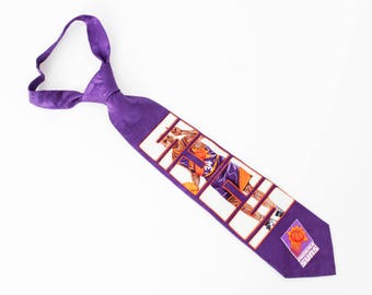 New Phoenix Suns Charles Barkley Silk Tie 90's Basketball NBA Jerry Colangelo Limited Edition Necktie Still in Plastic!
