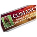 Custom Photo Horse Stall Name Plate - Gold Metal Holder 8" x 2" - Full Color