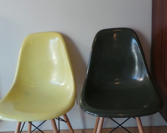 Vintage eames chair - Lemon Yellow