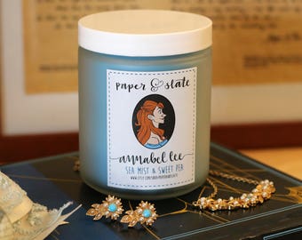 Annabel Lee 8 oz Handcrafted Soy Candle