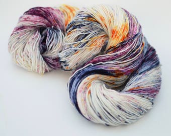 Hand dyed classic sock yarn - speckle dyed