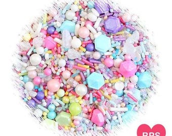 Sprinklefetti Sweet Pastel Sprinkles Mix, Edible Sprinkles, Pastel Rainbow Sprinkles, Sugar Pearls, Cake Sprinkles, Cupcake Sprinkles, Quins