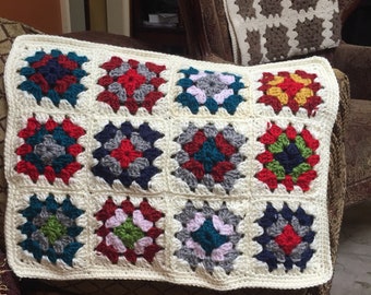 Crocheted Granny Doll Blanket