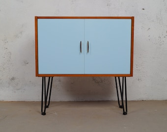 Small chest of drawers 60s coloured MidCentury retro Hairpin