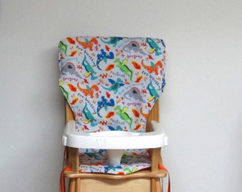 high chair pad, eddie bauer wooden chair baby accessory replacement cushion, baby and child feeding chair pad, jenny lind pad, dragons