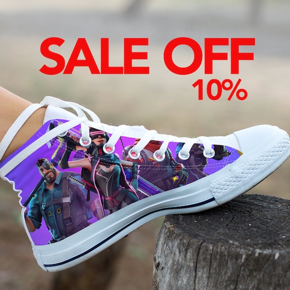 Battle Fortnight Converse Birthday Fortnite Converse Royale High - battle fortnight converse birthday fortnite converse royale high party custom shoes sneaker fortnite fortnite top custom