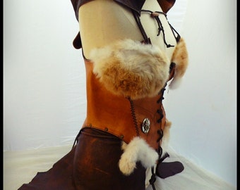 Strapless Fur Hooded Boreal gold