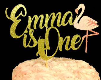 Flamingo 1st birthday, Flamingo cake topper, 1st birthday cake topper, flamingo cake topper, 1st birthday flamingo, fiesta decorations