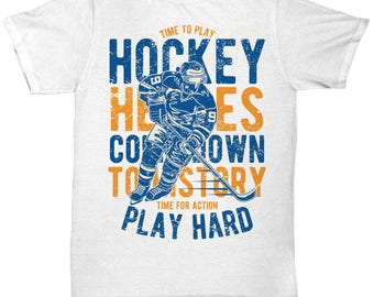 Time To Play Hockey T-shirt