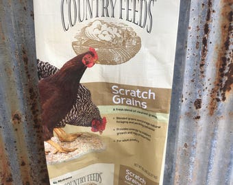 Empty Chicken Feed Sack Bags for DIY Project ~ Hen Plastic FeedSack for DIY Projects