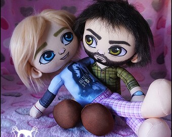 SALE - Joel & Sarah - The Last of Us Plush set