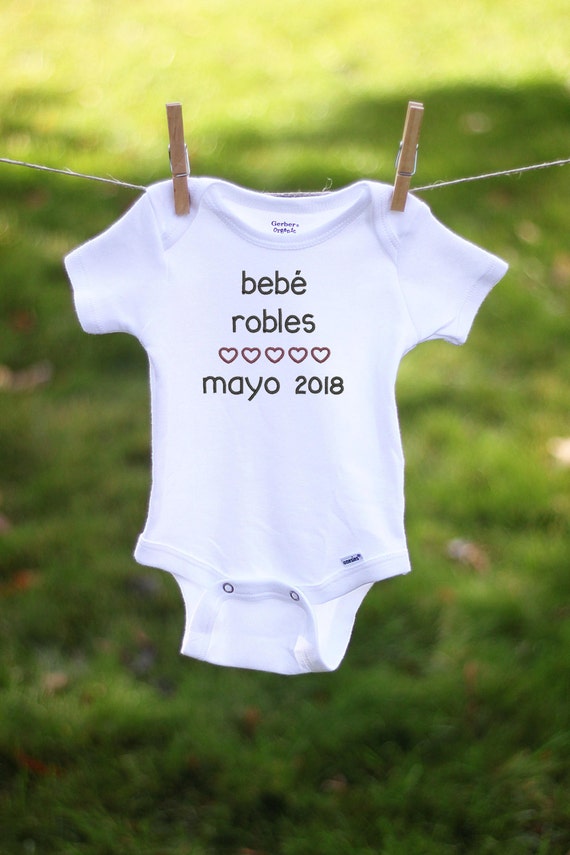 Items similar to Spanish Pregnancy Announcement Pregnancy Reveal to