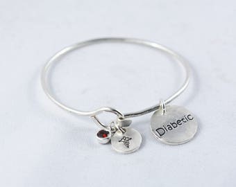 Bracelet d’alerte médicale, Bracelet Tension alerte médicale, Medical Alert Bracelet à breloques - femmes charme Bracelet