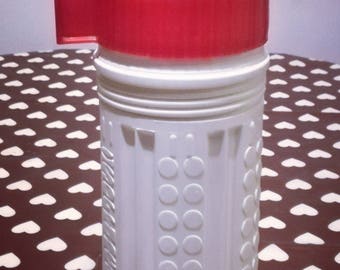 White and red vintage thermos brand ISOFRANCE (1/2 L) new
