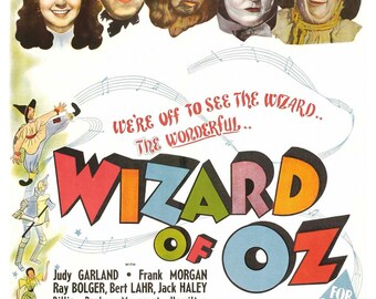 Vintage The Wizard of Oz Poster Print
