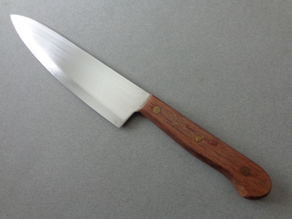 Old Homestead Stainless Chef Knife Lifetime Cutlery Wood