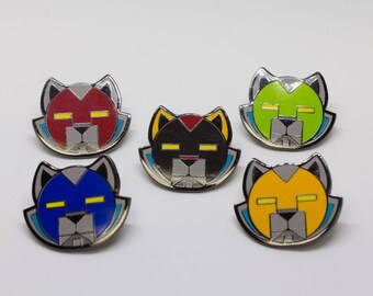 Space Cats Enamel Pins