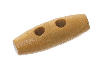 horn buttons wood sewing 20 mm * 7 mm