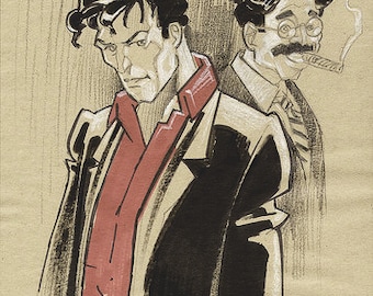 Dylan Dog 10 loose prints dedicated to Dylan dog