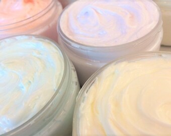 Whipped Soap Custom Scent 4 oz. Shower Parfait Cream Soap. Made to Order. Vegan Body Wash. Vegan Soap. Fluffy whipped soap. Foaming Soap