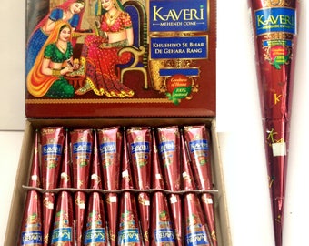 100% Natural Henna Cones, 30gm henna paste in a cone, Handmade henna cones, Hand rolled henna cones, wedding henna kit (colour guarantee)