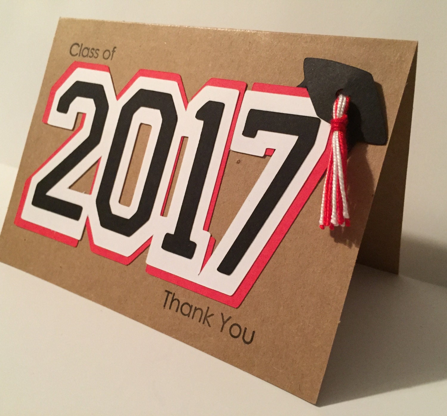 graduation thank you cards handmade stylish unique and a