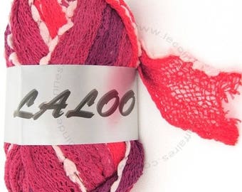 WOOL RUFFLES WITH TASSEL LALOO4 100GR RED / MAROON 21