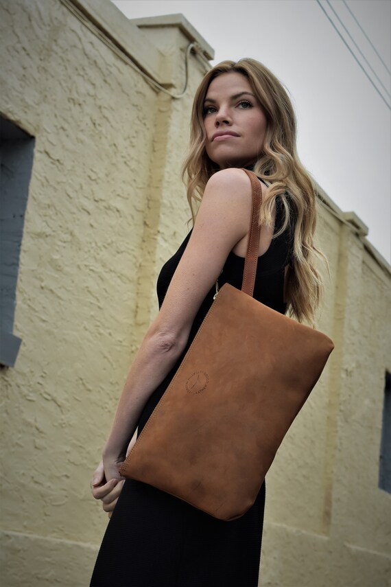 Sherry Leather Clutch