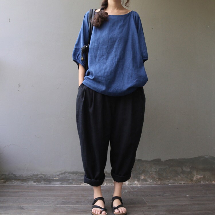 Casual Loose Fitting Comfortable and casual Radish pants