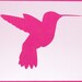 Hummingbird Mylar Stencil Art Craft Home Decor Painting DIY Wall ArtAirbrush Reusable Various sizes FREE POSTAGE!