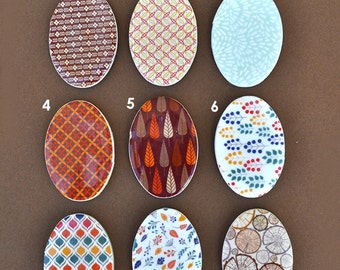DIY Beads, Flat Beads, Pattern Beads, Focal Beads, Macrame Cabochon, Jewelry Making Kit, Focal Pendant, Retro Beads, Macrame Stone, Necklace