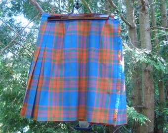 Vintage Kilt | Wool Skirt | Made in Canada | School Uniform | Tartan | Plaid | Retro | Unconventional | 60's Fashion | Empire Records