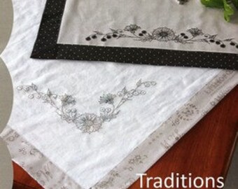 Crabapple Hill Traditions Table Runners 267 Hand Embroidery Pattern