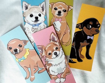 Chihuahua Bookmarks - Eco-friendly Set of 5